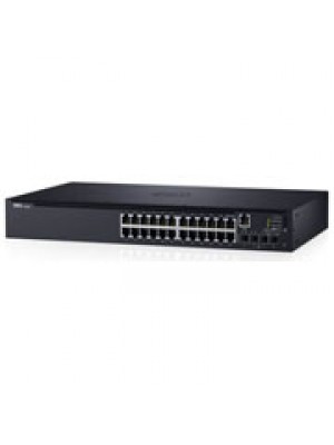 Dell Networking Switch N1524P c/ 24x PoE 10/100/1000Mbps + 4x portas 10GB SFP+ (Empilhavel ate 4 unid.) 210-AEVY